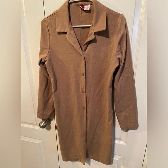 Merona Button Down Long Jacket Cardigan Open Front Sz M - Picture 4 of 4